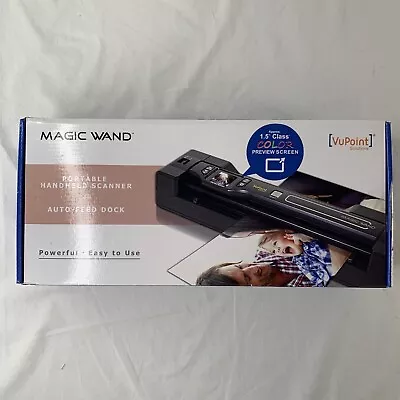 Rose Gold Magic Wand Portable Handheld Scanner & Dock Feed VuPoint NEW NOB • $68.99