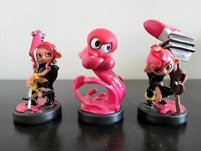 Super Rare Nintendo Splatoon Octoling 3 Pack Amiibo Amiibos • $189