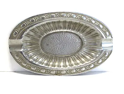 Silver Tone Sunflower Ashtray Made In Occupied Japan Lighter Base #H • $19.80