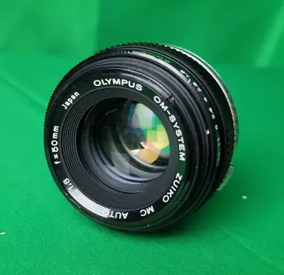 Olympus OM Zuiko 50mm F/1.8 Auto S Super Sharp Lens Prime • £66