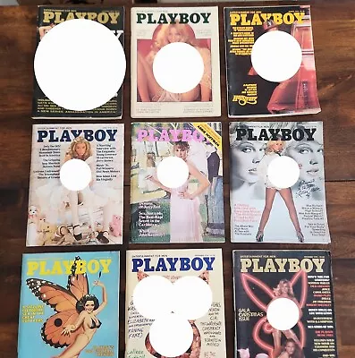 Lot Of 9 - 1976 PB Vintage Adult Magazines - Complete W/Centerfolds  • $25.95