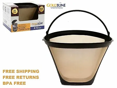 GoldTone Reusable #4 Cone Coffee Filter For ALL Cuisinart Machines And Brewers • $8.99