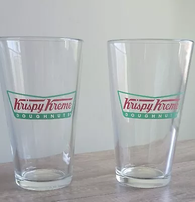 Krispy Kreme Drinking Glasses- Set Of Two  - Pre-owned. • $13