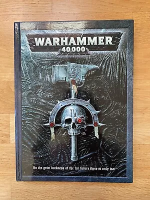 WARHAMMER 40000 40K Core Rulebook 4th Edition 2004 Hardcover 268 Pgs. • £18