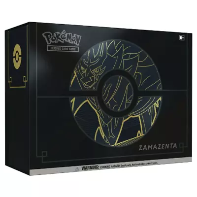 $70 • Buy Pokémon TCG Sword & Shield Elite Trainer Box Plus Zamazenta Card Game - POK82743