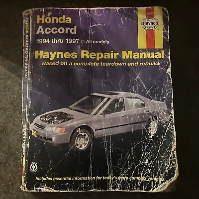 Repair Manual Haynes # 42013 - Honda Accord 1994 Thru 1997 - Repair Manual • $12.95
