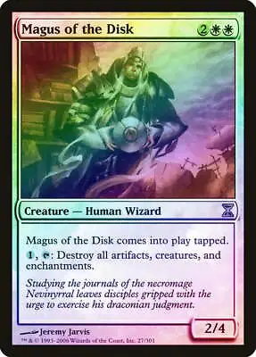 Magus Of The Disk FOIL Time Spiral PLD White Rare MAGIC MTG CARD ABUGames • $3.89