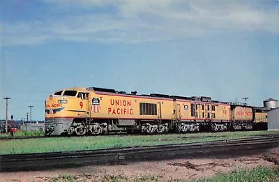 Postcard Locomotive Union Pacific No 9 No 9B Gas Turbine General Electric 1966 • $4.99