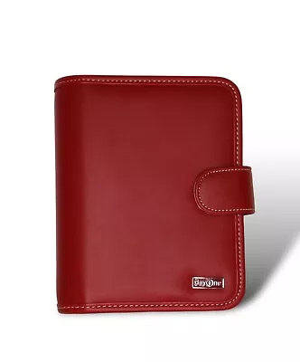 NEW Franklin Covey Day One 7-Ring Classic Binder Red 10x7 Holds 8.5x5.5  EUC • $18.99