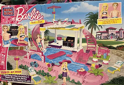 Mega Bloks BARBIE Replacement Parts 80228 80229 Mansion Pool • $24.99