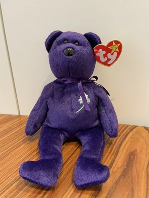 £30 • Buy Princess Diana Beanie Baby Purple Bear 1997  Indonesia