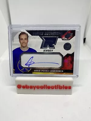 2021-22 Upper Deck SPx Ukko-Pekka Luukkonen Jersey Rookie Auto 008/375 #UL • $10.90