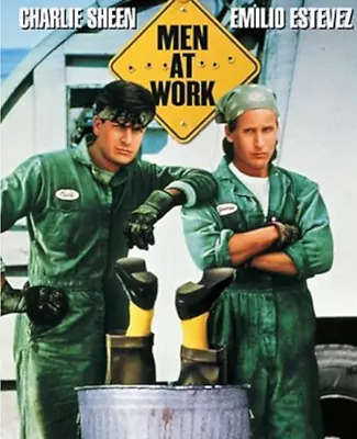 Men At Work (DVD Charlie Sheen Emilio Estevez) FREE SAME-DAY SHIPPING! • $8