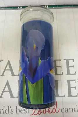 Yankee Candle Royal Blue Iris Large Pillar Jar - Retired 2013 Limited Edition • £39.79