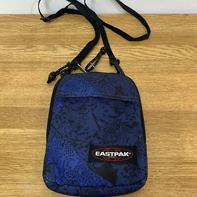 Eastpak Buddy Lather Craze Men's Blue Small Shoulder Bag/ Man Bag • £12.99