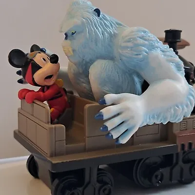 Disney Parks Mickey Mouse & Yeti Expedition Everest Pull-Back Train Car Toy • $20.69