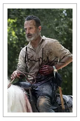 Andrew Lincoln Signed Photo Print Autograph The Walking Dead Rick Grimes • £3.79