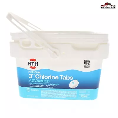 HTH Pool Care 3  Chlorine Tabs Advanced 8lbs ~ NEW • $109.95