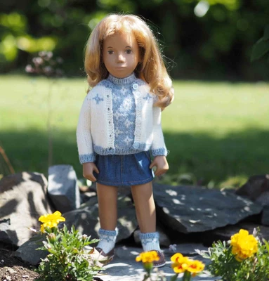 £24.50 • Buy Sasha Doll Hand Knitted Twin Set And Socks By Rosie