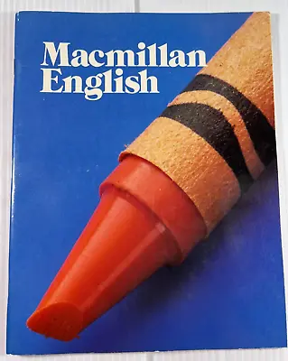 Macmillan English Workbook – Paperback Series E 1979 ISBN 0022456309 • $7.95