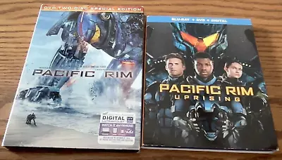 Excellent Condition: Pacific Rim & Pacific Rim Uprising DVD Collection • $10