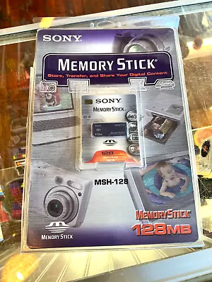 Sony Msh-128 Memory Stick Magic Gate Camera Card New Mint In Pack Free Shipping • $48