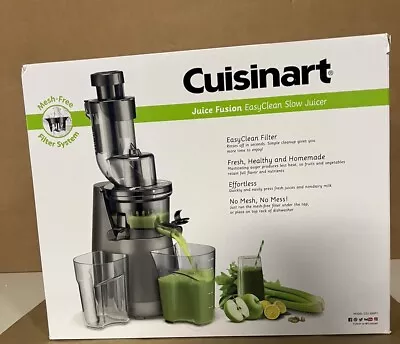 Cuisinart Easy Clean 33.8 Oz. Gray Masticating Slow Juicer CSJ-300P1 • $139.99