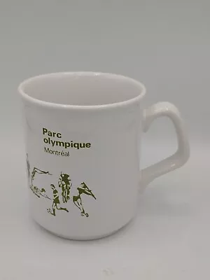 Vtg 1976 MONTREAL CANADA Parc Olympics Coffee Tea Mug England Made Unique Handle • $8.98