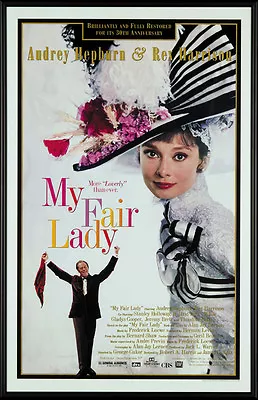 My Fair Lady (1964) Audrey Hepburn Rex Harrison Movie Poster Print 2 • $6.49