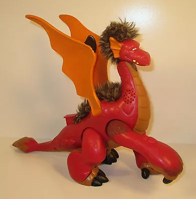 2008 Roaring Sound FX Red Dragon 15  Mattel Imaginext Dinosaur Action Figure • $3.99