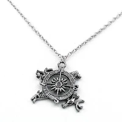 Pendant Necklace Game Of Thrones Compass Song Of Ice • £14.63