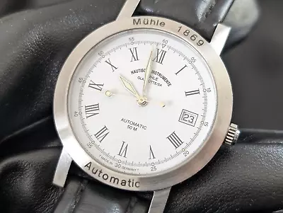 Muhle Glashutte M13210 White Dial Automatic Men's Watch Germany • $550