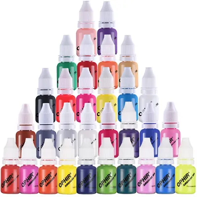 OPHIR Nail Art Airbrush Paint Ink Nail Polish 30 Colours To Choose 10ML/Bottle • $4.99