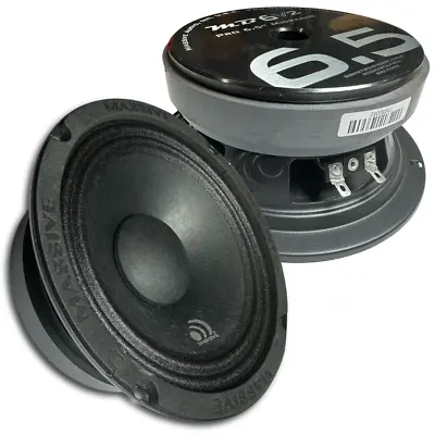 2x Massive Audio MB6 6.5  Midbass Car Speakers - 150w Rms 4-ohm Pro Loudspeakers • $109.98