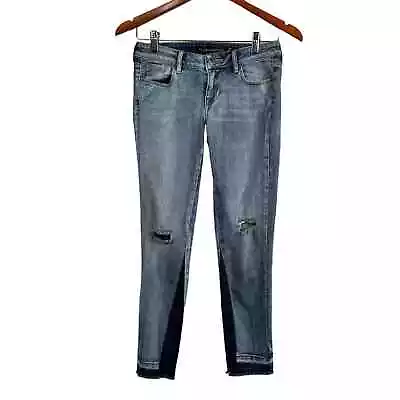 P.S. Erin Wasson Distressed Low Rise Cropped Jeans Size 24  • $18.75