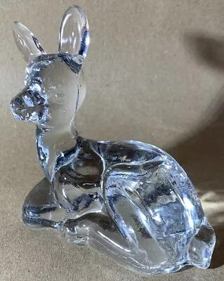Clear Glass Deer Ornament • £4