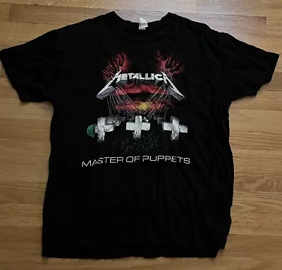 METALLICA MASTER OF PUPPETS T-Shirt Mens XL Black Short Sleeve Nextlevel Apparel • $19.95