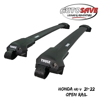 £339.50 • Buy Thule WingBar Edge Black Roof Bar Set Honda HR-V 21-22 Open Rails Aluminium Aero