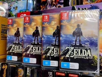 Zelda: Breath Of The Wild Brand New Nintendo Switch Factory Sealed AUS Region  • $89