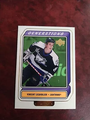 1999 -2000.Upper Deck Retro Generations. Vincent Lecavalier #g5c • $0.01