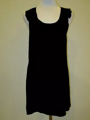 MYNE Silk Dress Black Racer Back Mini- Size 2- EUC • $30