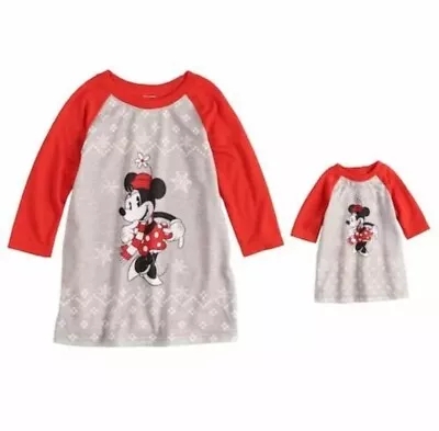 MINNIE MOUSE NIGHTGOWN & Matching Doll Gown Girls 6 JAMMIES FOR YOUR FAMILIES A9 • $24