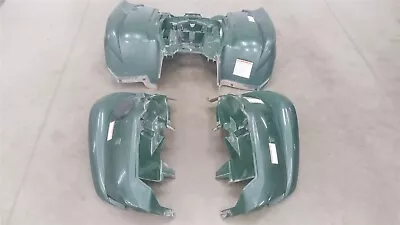 2007 Yamaha Grizzly 700 Front & Rear Fenders Body Panels Plastics Green  • $149.99