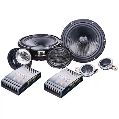 3-way HighEnd Component Speaker System 4Ohm Aluminium + Neodymium STEG ML 653C • £295.23