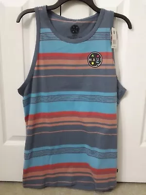 NWT Men's Size Medium Maui And Sons Sleeveless Indigo Tank Top Shirt • $16.99