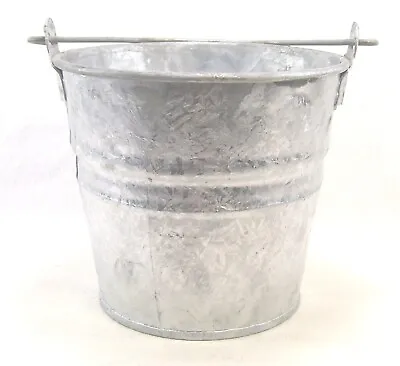 Set Of Three Heavy Galvanized Mini-Pails (buckets) For Decorating And Display • $9.88