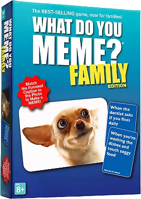 $36.99 • Buy What Do You Meme? Family Edition Party Board Card Game For Family