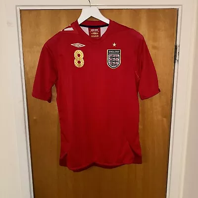 England Football Shirt 2006/8 Lampard #8 Size XLB Preowned • £15