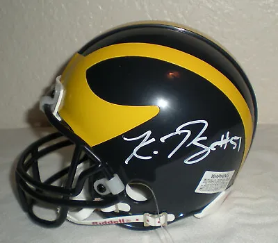 KWITY PAYE Michigan Wolverines / Colts Autographed Mini Helmet Inc. BDS COA 3478 • $69.99