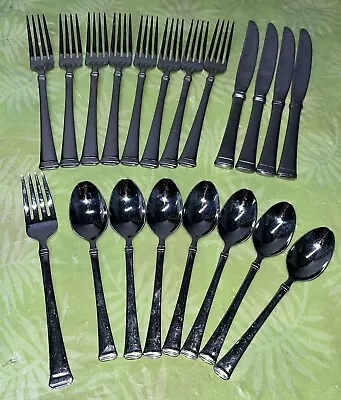 Mikasa Harmony Stainless Flatware 20 Pieces Mixed Lot Forks Spoons Knives 18/10 • $39.99